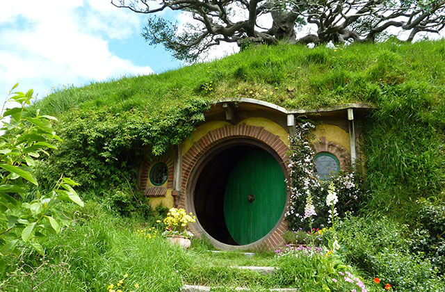 La maison du Hobbit.