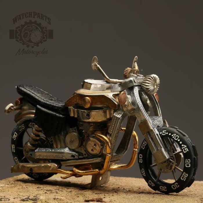 De vieilles montres deviennent de l'art