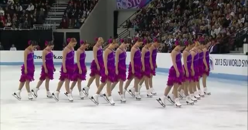 La French Cup, patinage synchronisé.