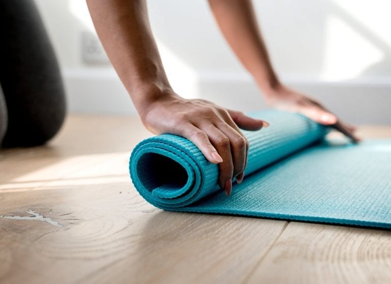 Le sport à la maison.