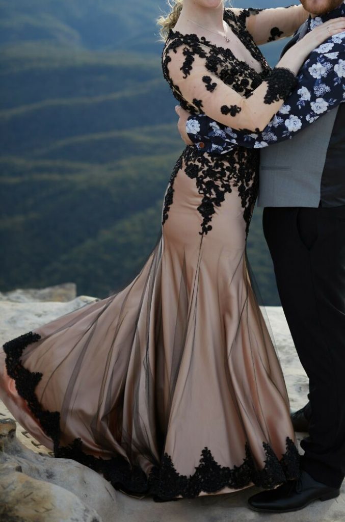 Une robe de mariée réalisée par les mariées